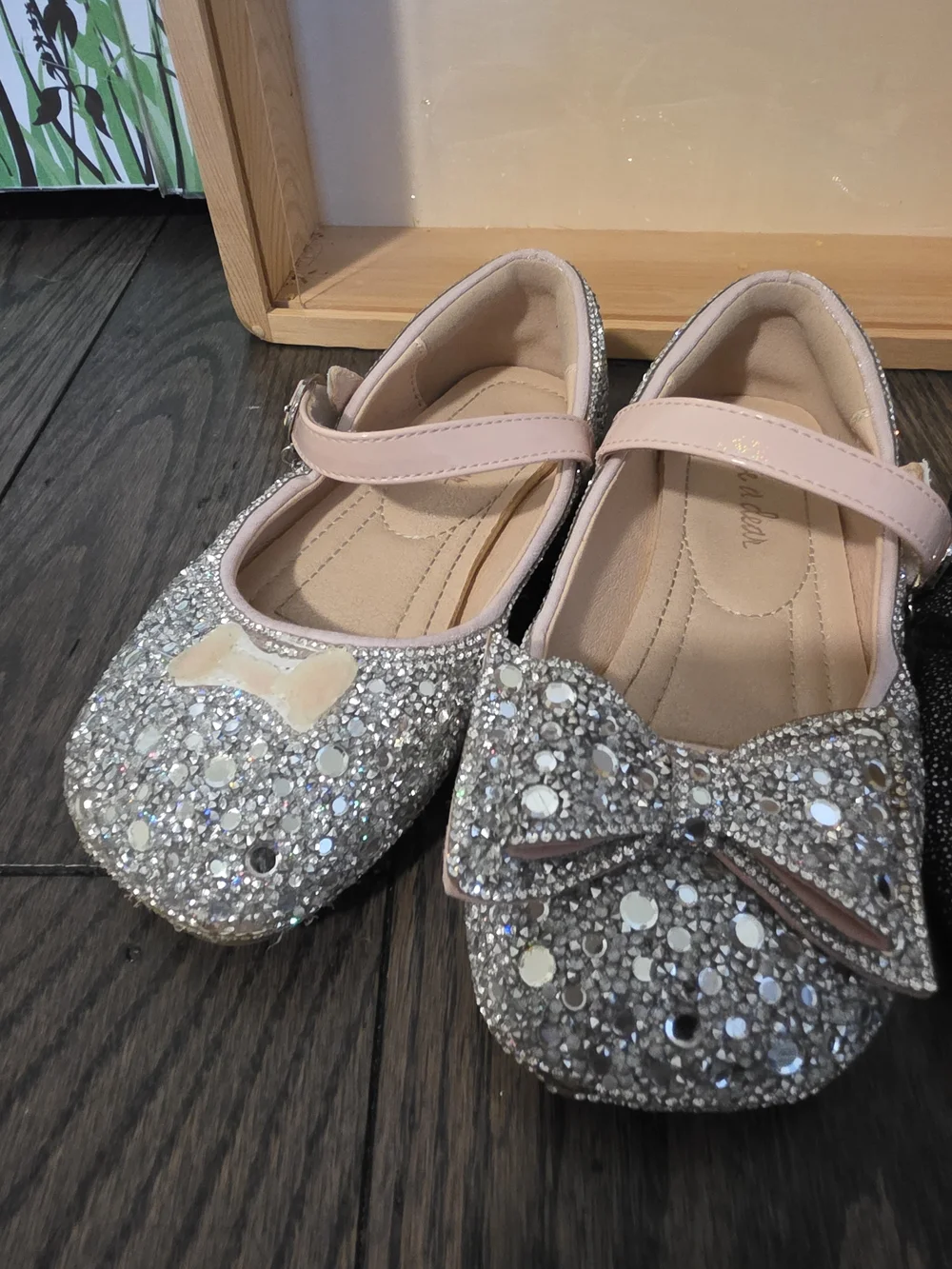Girls' Black Patent Flats